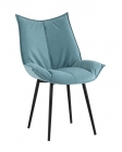Стул обеденный Stool Group Осло велюр Пыльно-голубой