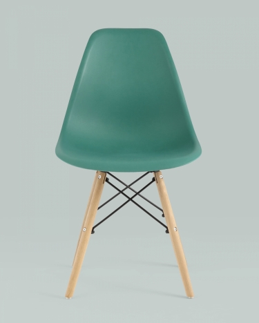 Стул Stool Group Eames DSW 4 шт. Серо-зеленый