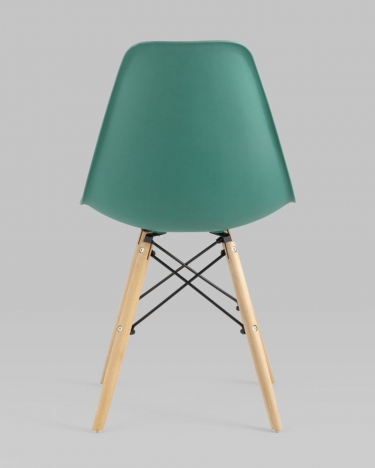Стул Stool Group Eames DSW 4 шт. Серо-зеленый