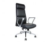 Конференц-кресло Норден Лондон Люкс ZR8637H-408 black PU Черный