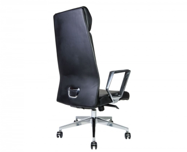 Конференц-кресло Лондон Люкс ZR8637H-408 black PU Черный