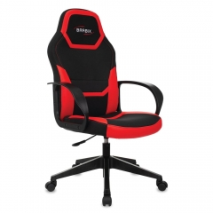 Кресло компьютерное BRABIX Alpha GM-018 Черное/красное