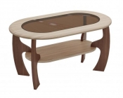 Стол журнальный Олмеко Маджеста-2 Ясень шимо темный Ясень шимо светлый