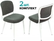 Стулья для кухни Бюрократ Бюрократ KF-8W white Серый 2 шт.