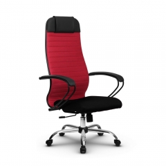 Офисное кресло МЕТТА Комплект 21, Основание 17833 Красный Black