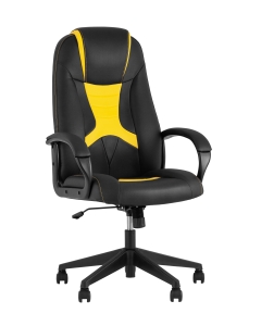 Геймерское кресло TopChairs ST-CYBER 8 черный/желтый