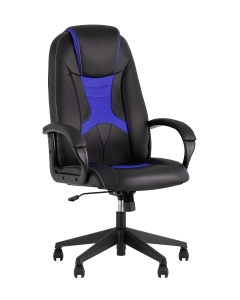 Геймерское кресло TopChairs ST-CYBER 8 черный/синий