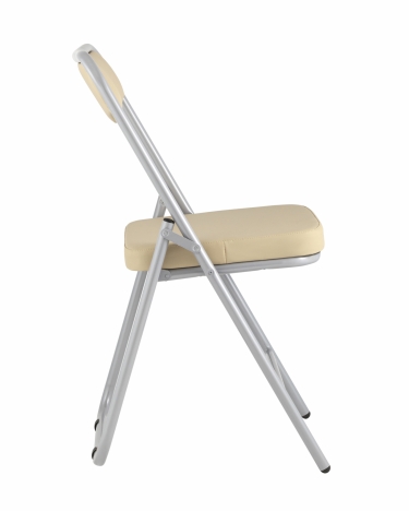 Складной стул Stool Group Джонни silver экокожа Кремовый