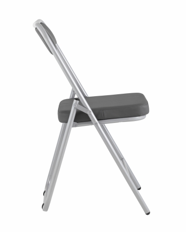 Складной стул Stool Group Джонни silver экокожа Серый
