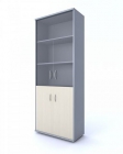 Шкаф для документов СТ-1.2 Клен/металлик