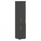 Шкаф-колонка комбинированный правый Forta FHC 40.2 R Черный графит