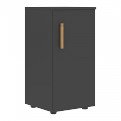 Шкаф-колонка с глухой малой дверью правый Forta FLC 40.1 R Черный графит