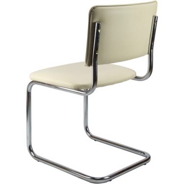 Кресло офисное Русские кресла Сильвия хром Бежевое