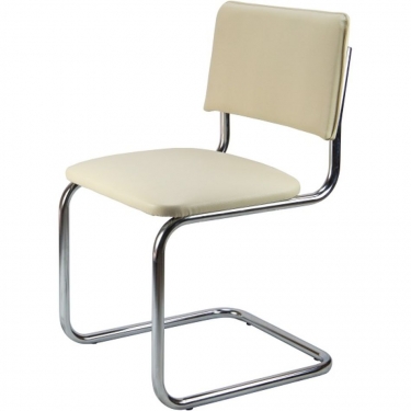 Кресло офисное Русские кресла Сильвия хром Бежевое