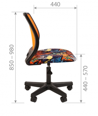 Детское кресло Chairman CHAIRMAN KIDS 112 black CRAZY/TW-66