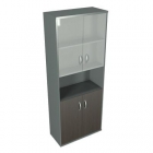 Шкаф Skyland СТ-1.4 Венге/металлик