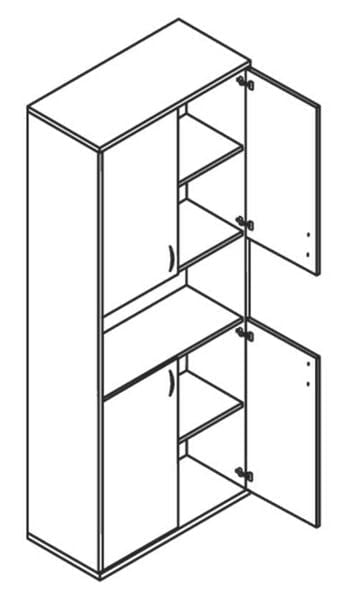 Шкаф СТ-1.5 Груша ароза
