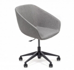 Кресло для посетителя Profoffice ALMA R10 black W/M 160 Серое