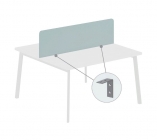 Экран S-бенча Profoffice FLXB 138 XH Серо-голубой