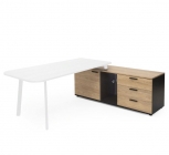 Тумба односторонняя универсальная Profoffice FLEX 135T020 15/6Z/6Z.001 Гикори Графит