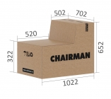 Кресло руководителя Chairman Chairman 424 Черный