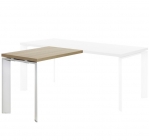 Приставка Profoffice FERMO 100x60 FEE100 W/DYDY Дуб светлый Белый