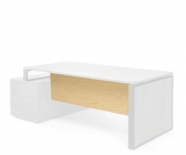 Передняя панель для стола с опорной тумбой 189 Profoffice EXE 101 521 OAK Дуб светлый