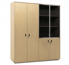 Шкаф комбинированный с гардеробом EXE 101 725 OAK 09 Дуб светлый Черный