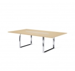 Стол для переговоров L256 Profoffice EXE 101 910 OAK 07 W Дуб светлый Хром