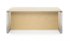 Стол рабочий комплект EXE L180 Дуб светлый Хром