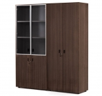 Шкаф комбинированный со шкафом для бумаг Profoffice ENZO 109 726 ECL 01 Эвкалипт Черный