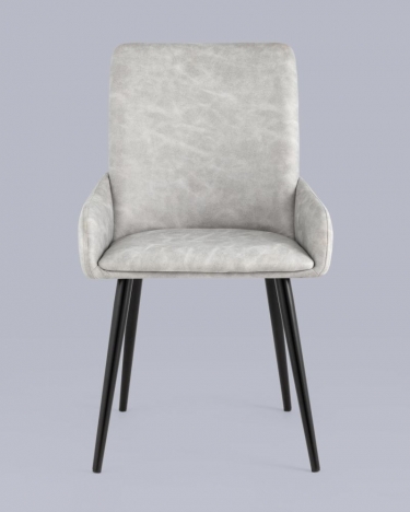 Стул Stool Group Мюнхен искусственная замша Светло-серый