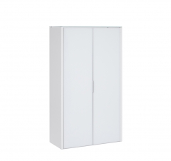 Каркас шкаф высокий, 2 двери GALA LIB2/980 WHITE GLASS Белый