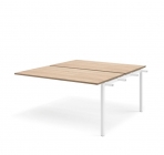 Модуль бенча на 2 рабочих места Profoffice TOUR L 119B107 DL 9003 Дуб Калифорния Белый