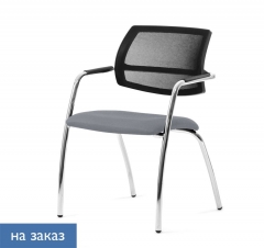 Кресло на 4-х опорах Urban Mesh 4legs Jade9502 Серый Хром
