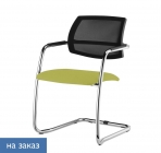 Кресло на полозьях Profoffice Urban Mesh slide SLW 58 Зеленый Хром