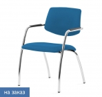 Кресло на 4-х опорах Profoffice Urban 4legs SLW 58 Голубой Хром