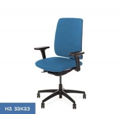 Кресло офисное DION 870 1D black SLW 58 Голубой Черный