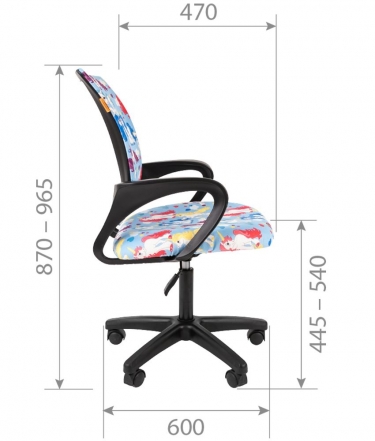 Детское кресло Chairman CHAIRMAN KIDS 103 LT black GAME