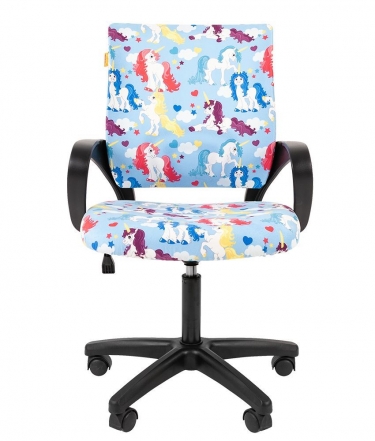 Детское кресло Chairman CHAIRMAN KIDS 103 LT black Единороги
