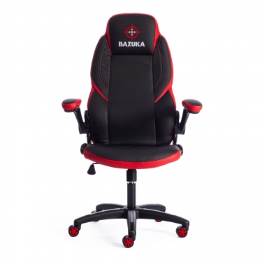 Кресло Tetchair BAZUKA кож/зам, черный/красный, 36-6/36-6/06/36-161