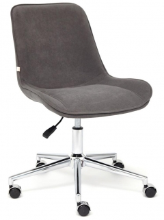 Кресло STYLE флок , серый, 29