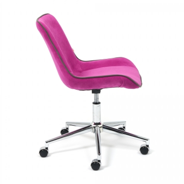 Кресло Tetchair STYLE флок , фиолетовый, 138