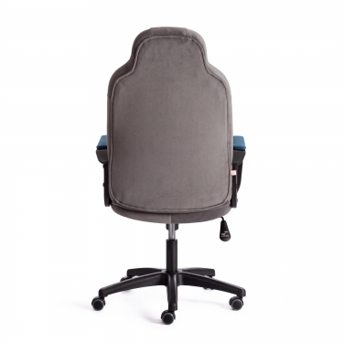Кресло Tetchair NEO 3 флок , серый/синий, 29/32