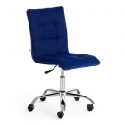 Кресло Tetchair ZERO ткань/кож/зам, синий, TW10/36-39