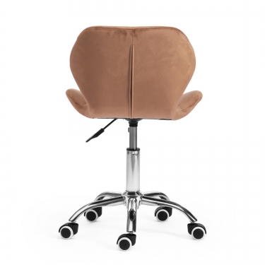 Офисное кресло Tetchair Recaro mod.007 металл, вельвет, 45x74+10см, коричневый HLR11