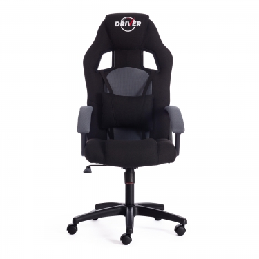 Кресло Tetchair DRIVER ткань, черный/серый, 2603/12