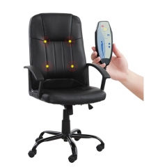 Кресло с массажным модулем BRABIX Device MS-002 Черный