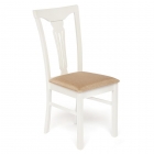 Стул Tetchair Гермес/ Hermes дерево гевея, 43х49х94см, Ivory white, ткань песочная Jaffy 104-58