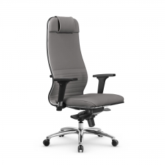 Кресло руководителя Metta L 1m 38К2/2D Infinity Easy Clean MPES Комплект 1 Серое